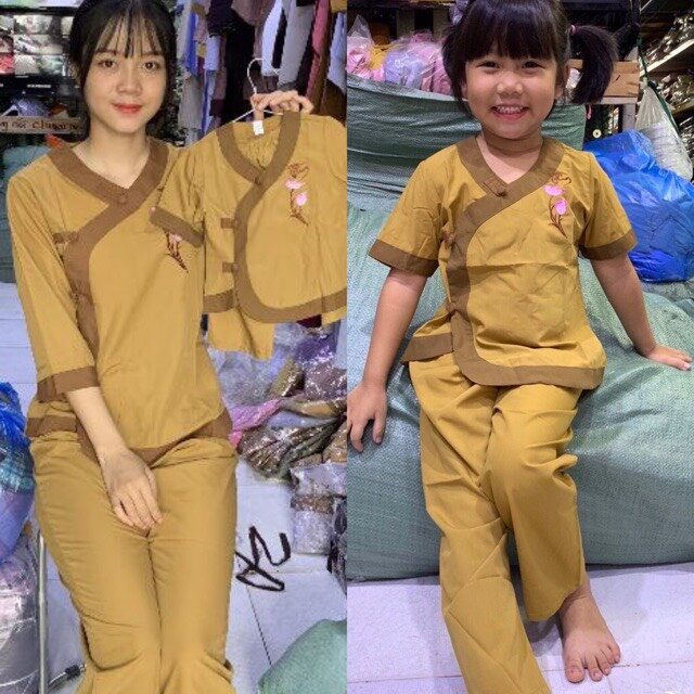 ĐỒ LAM ĐI CHÙA - MẪU NỮ TIM PHỐI LOẠI 1