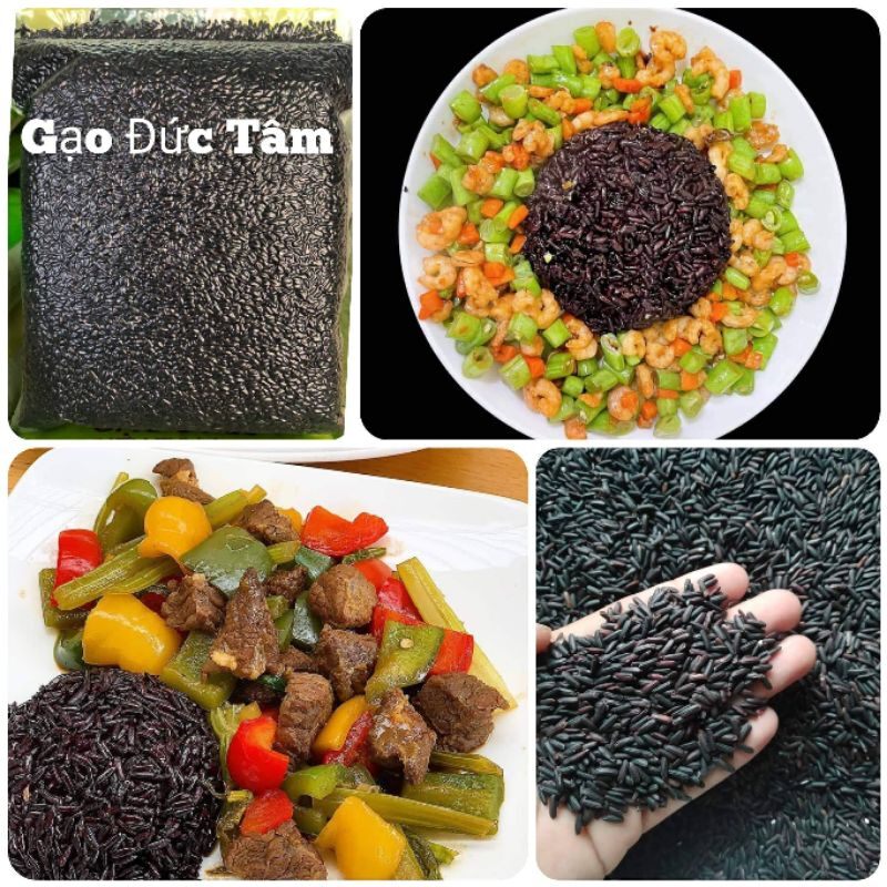 Gạo lứt đen điện biên thơm dẻo