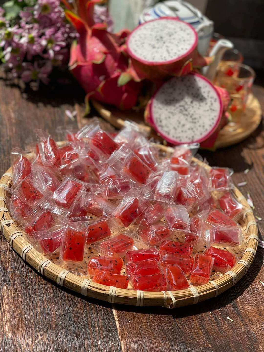 Mứt thanh long ép 500g
