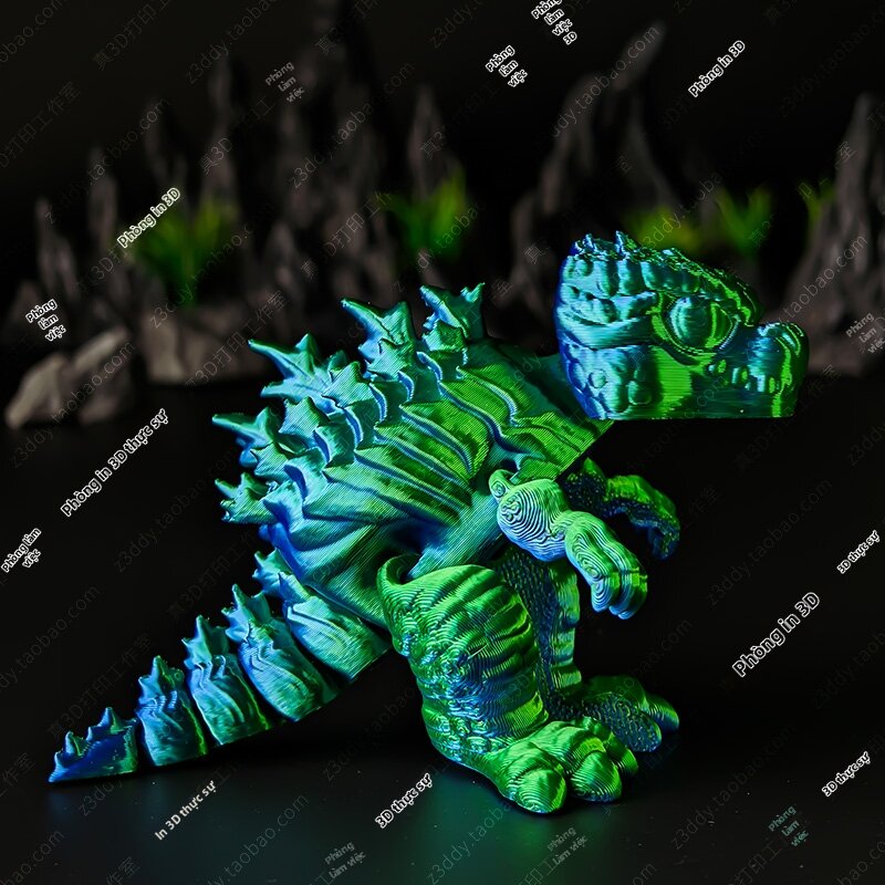 Mô Hình Khủng Long 3D In Thực Tế Di Chuyển