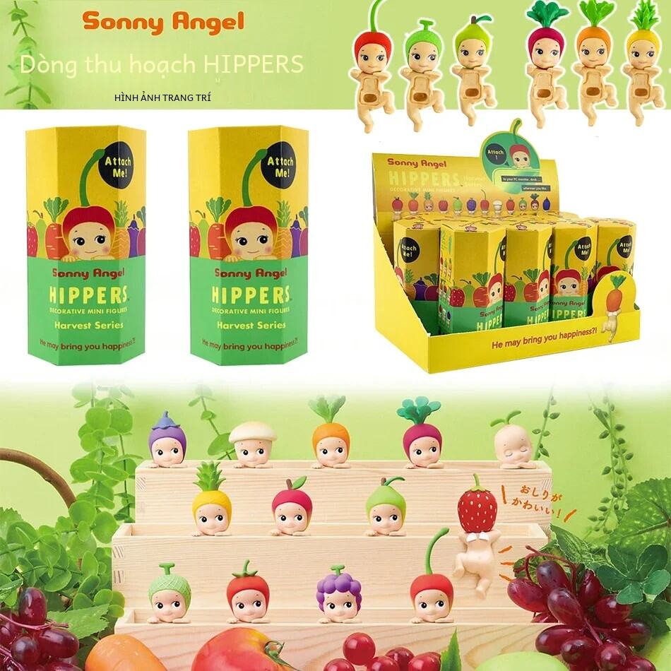 Sonny Angel Harvest Series Mù Hộp 12 Nhân Vật Anime Đồ Trang Trí Pvc Trái Cây & Rau Búp Bê Dành Cho Trẻ Em Và Người Hâm Mộ Quà Tặng