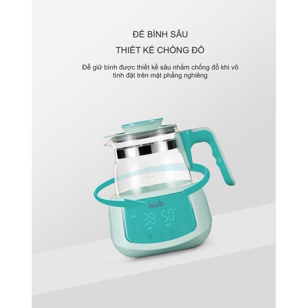 Bình đun nước pha sữa cho bé và giữ nhiệt KUB