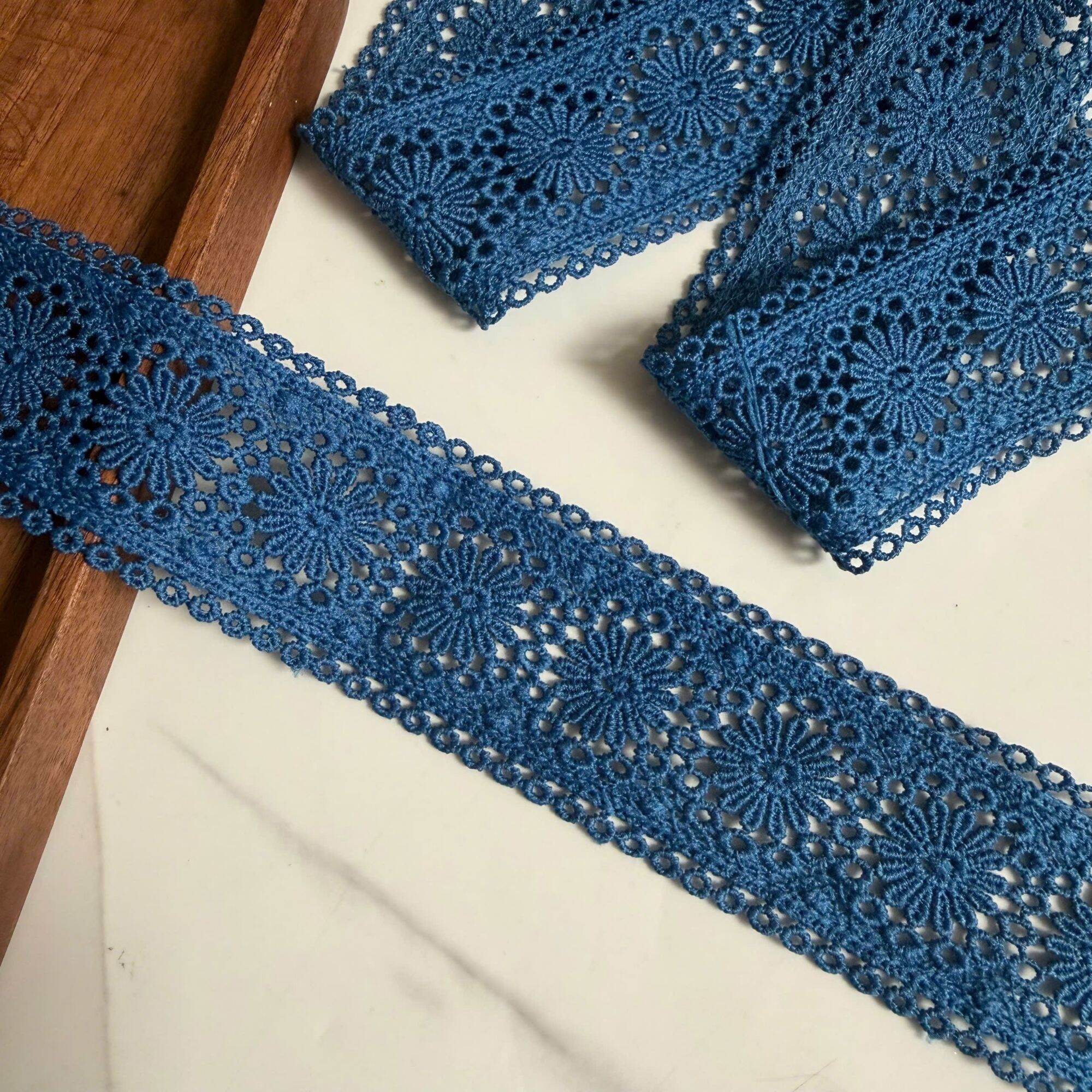 (DÂY 6 MÉT 5) REN COTTONCÓ 3 MÀU PHỤ LIỆU MAY VÁ BẢN RỘNG 4.5CM.
