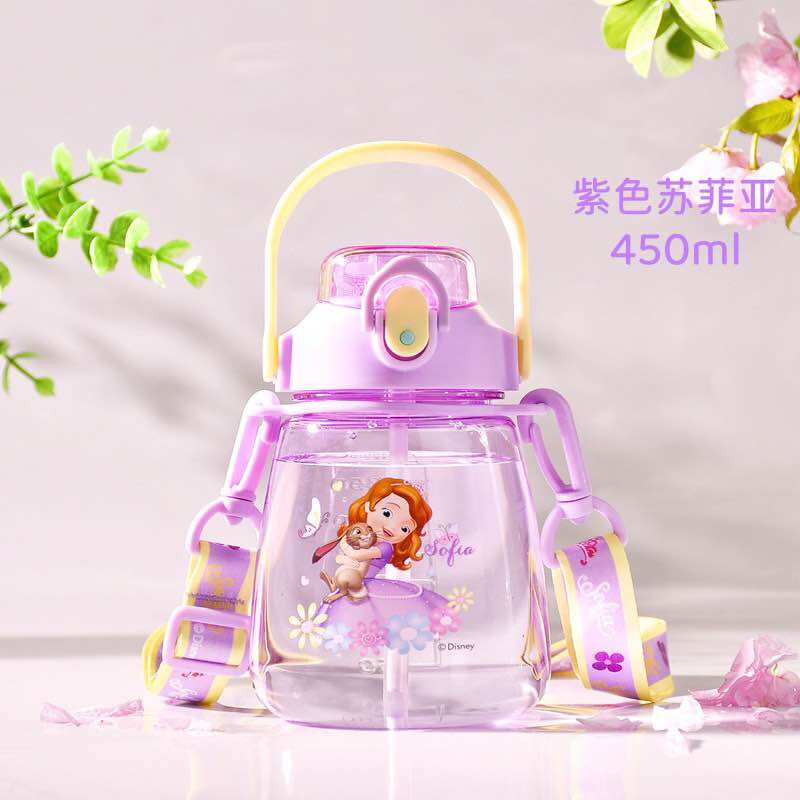 BÌNH NƯỚC SIÊU NHÂN NHỆN , CAPTIAN 650ml CÓ ỐNG HÚT