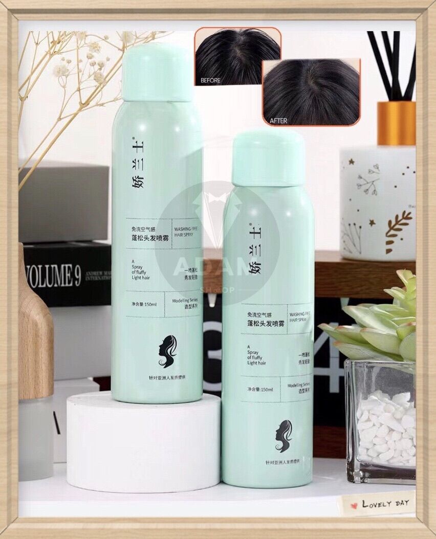Dầu gội khô dạng xịt tóc tạo phồng tóc 150ml