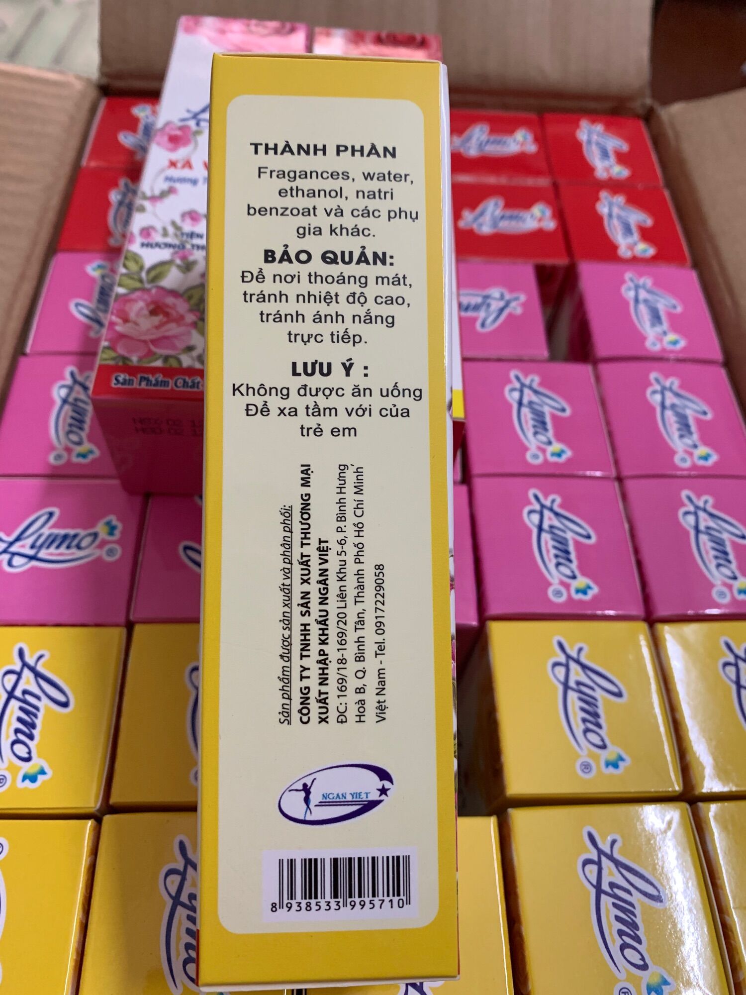 Combo 2chai xả vải khô Lymo 100ml
