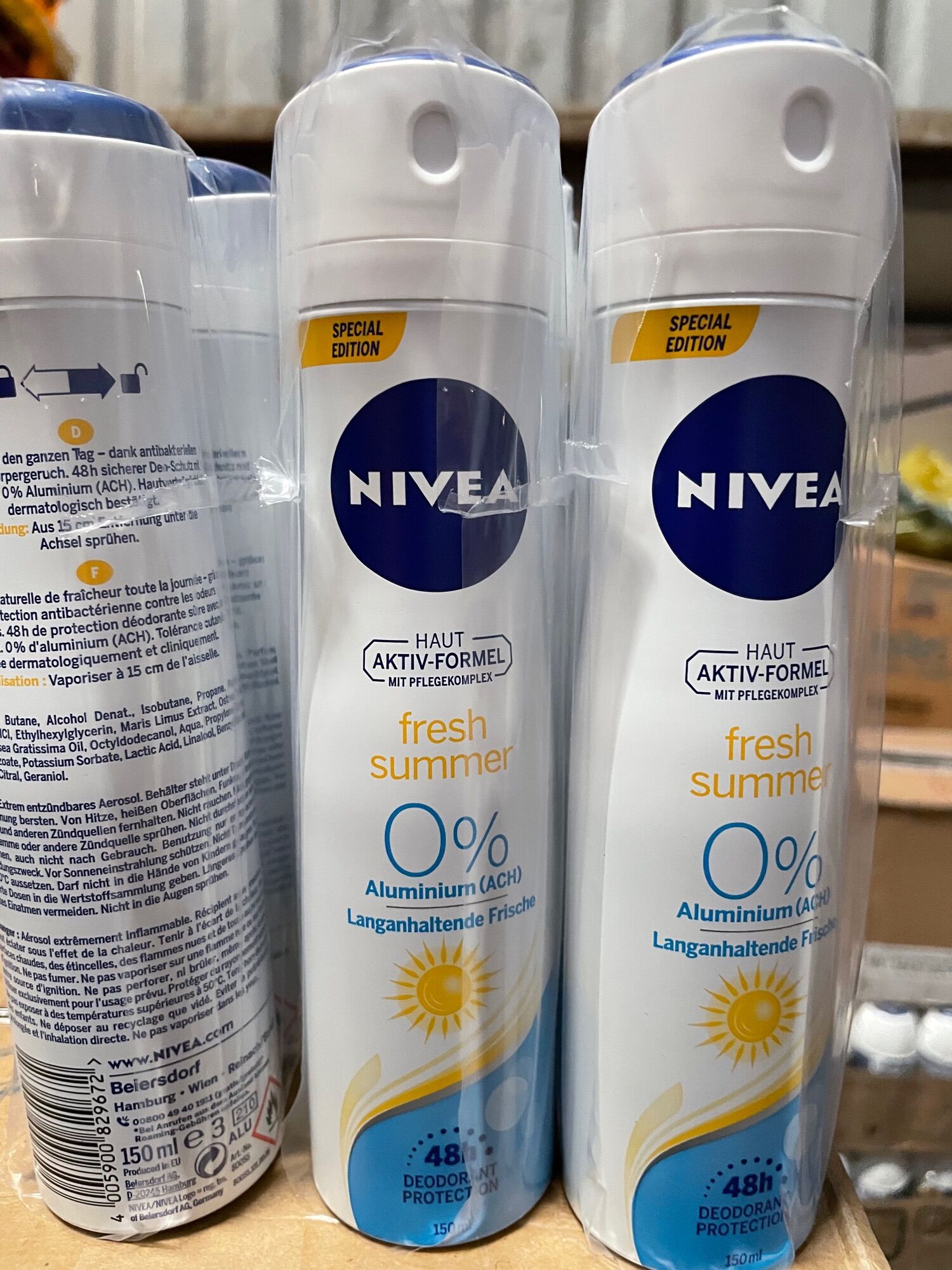 Xịt khử mùi toàn thân Nivea fresh summer 150ml - Đức