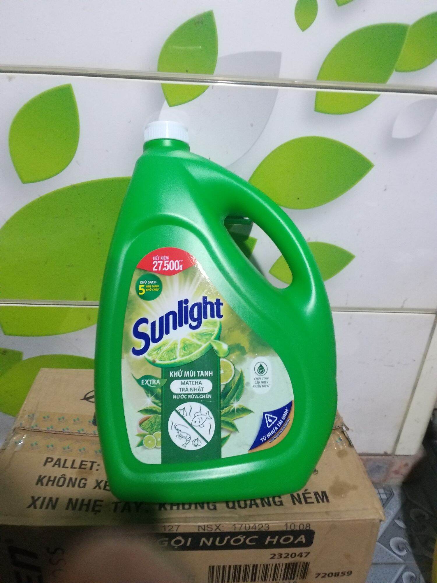 Nước rửa chén SUNLIGHT  3,6kg Thiên Nhiên