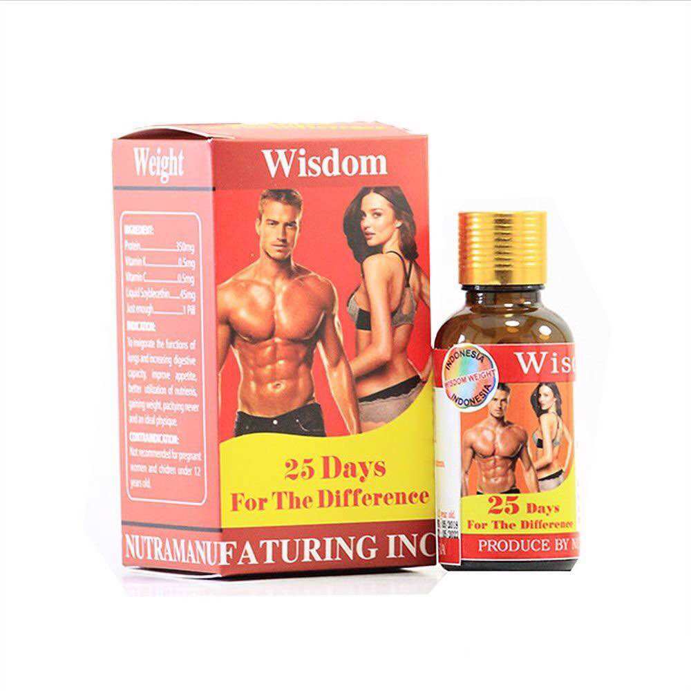 Tăng cân wisdom weight, vitamin hỗ trợ tăng cân giúp ăn ngon ngủ ngon hơn hộp 25viên