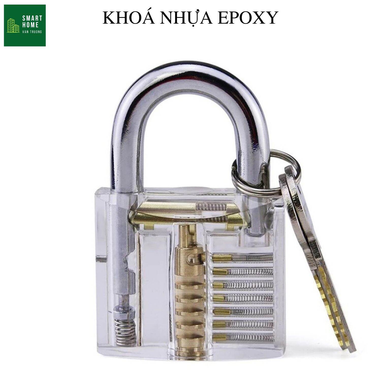 Khoá cửa, khoá cổng, khoá xe máy bằng nhựa epoxy siêu xinh
