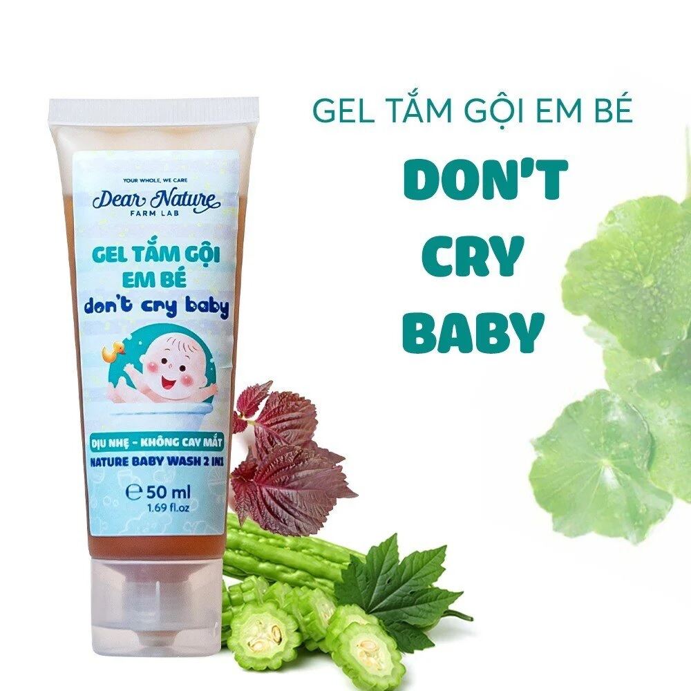 Don t sing baby shower gel 3 in 1 baby shower gel 50ml - ảnh sản phẩm 1