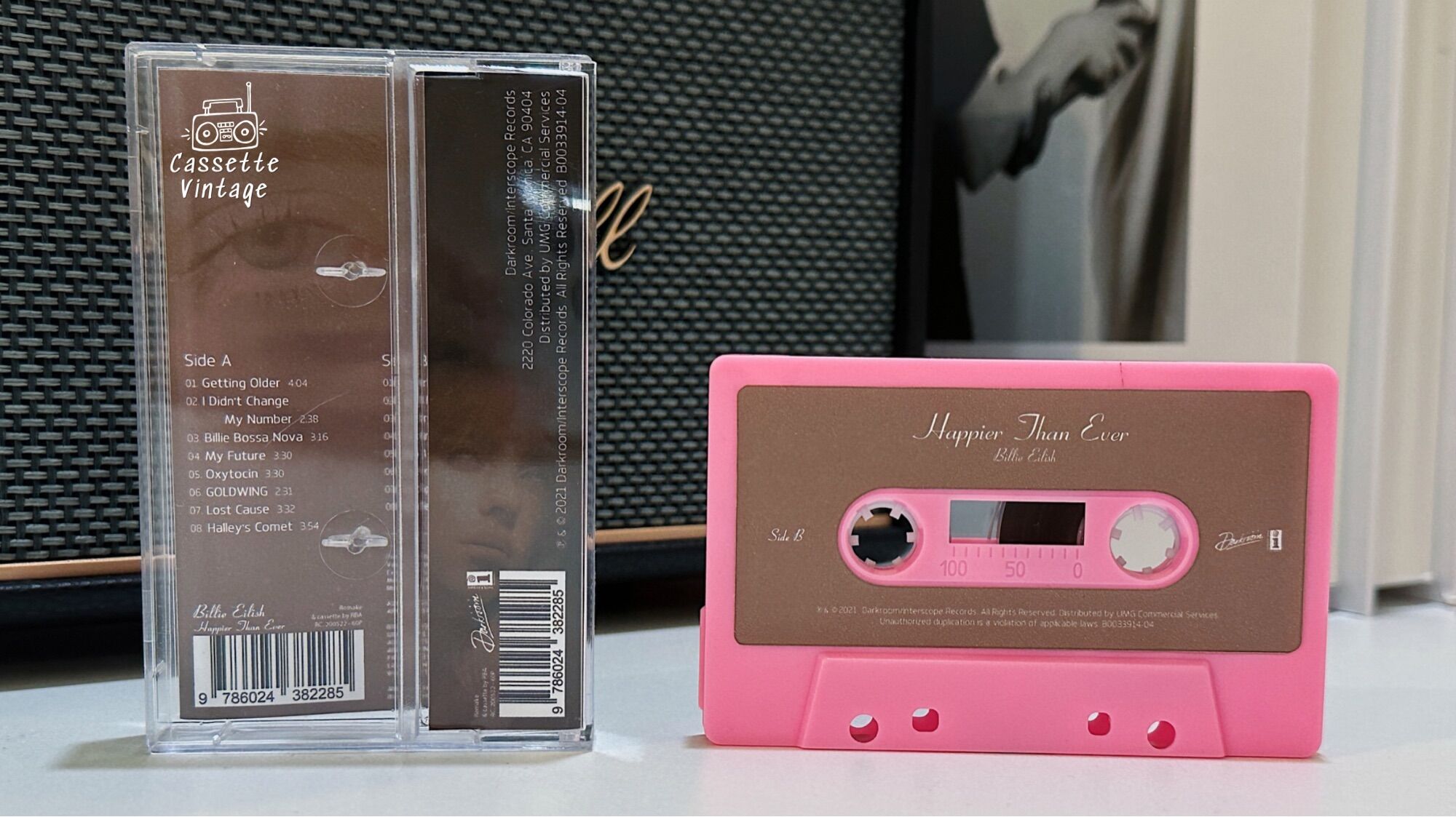 Băng cassette Happier Than Ever - Billie Eilish Màu Hồng