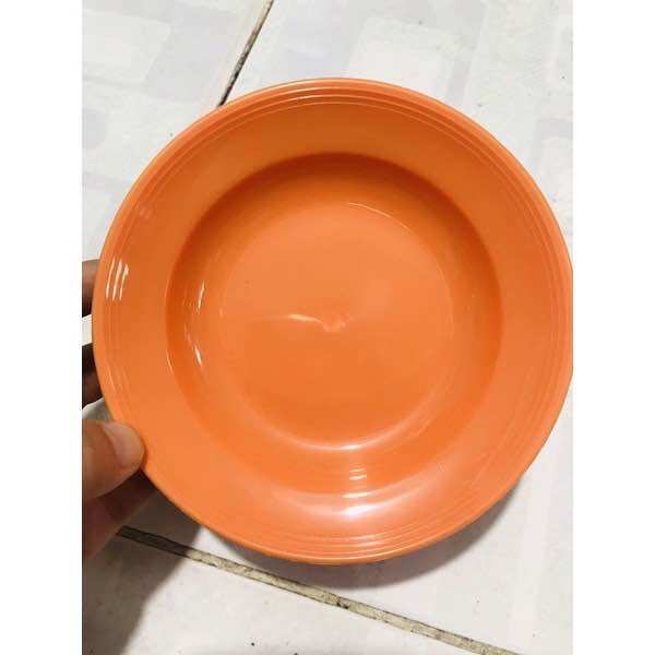💝 Set 5 Dĩa Nhựa Dẻo, Nhiều Màu, Size Lớn Đại (Rộng 25cm)