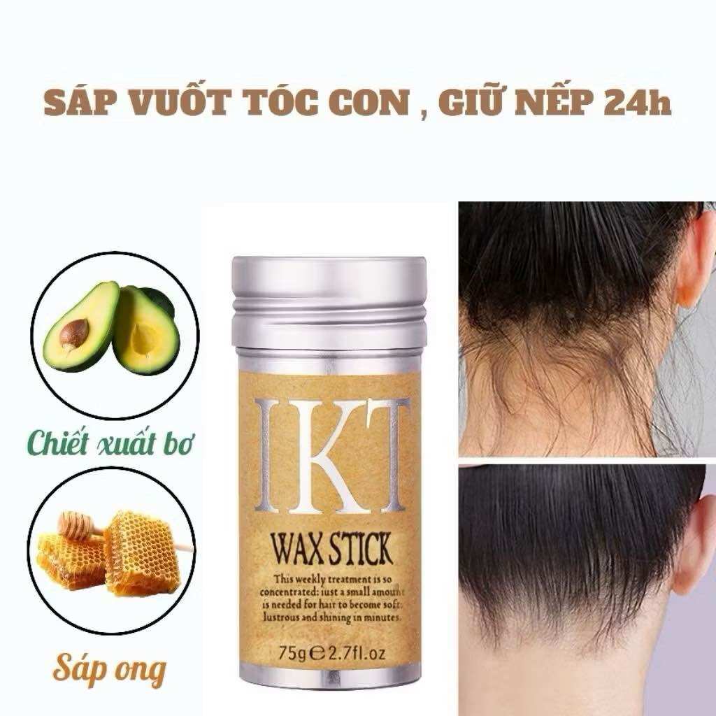 Sáp Vuốt Tóc Giữ Nếp Lâu Bóng Mượt Không Bết Dính Keo Vuốt Tóc Tạo Kiểu Wax NAVI