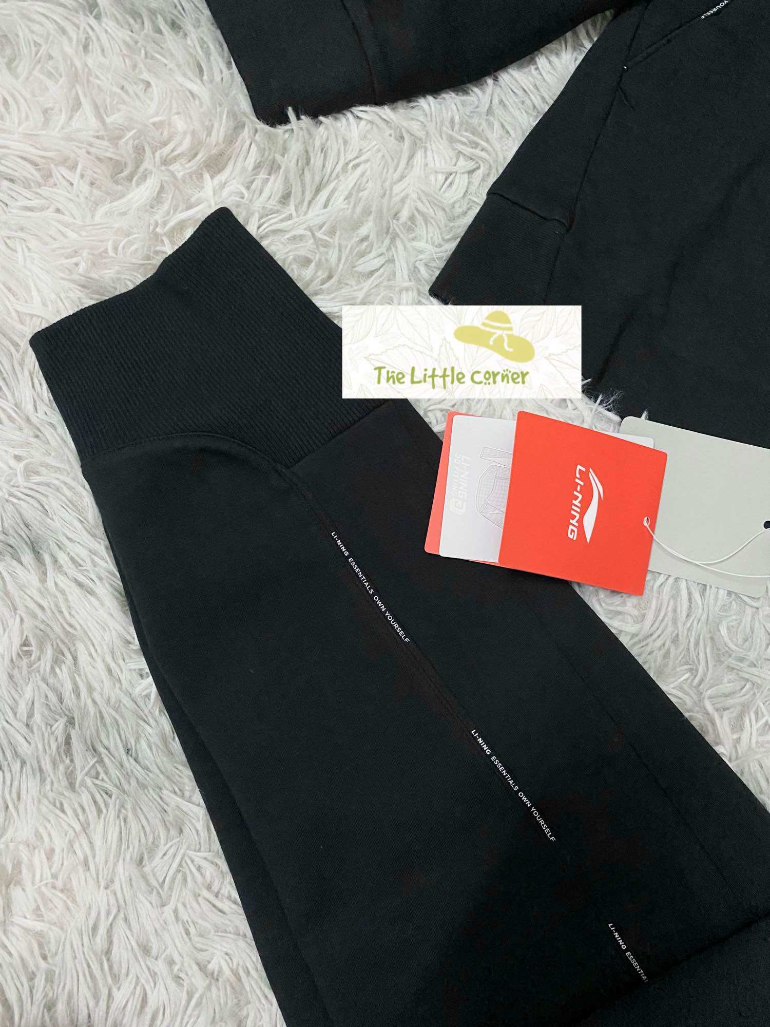Bộ thể thao nỉ mịn nữ Lining