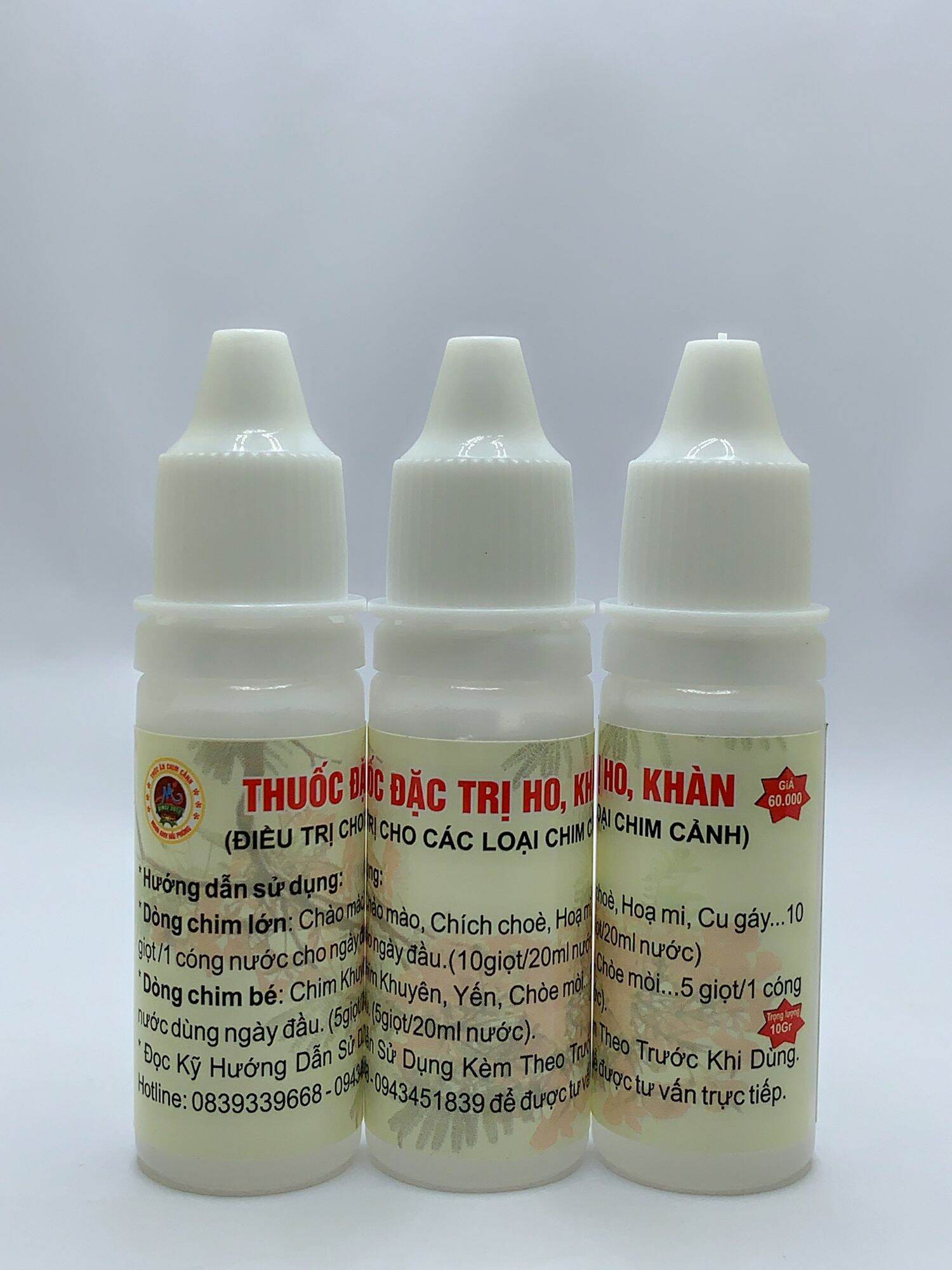 Thuốc_Đặc_Trị_Ho_Khàn Cho Chim Cảnh Minh Anh (10ml)