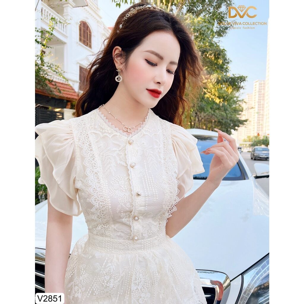 Váy ren sang chảnh cho ce