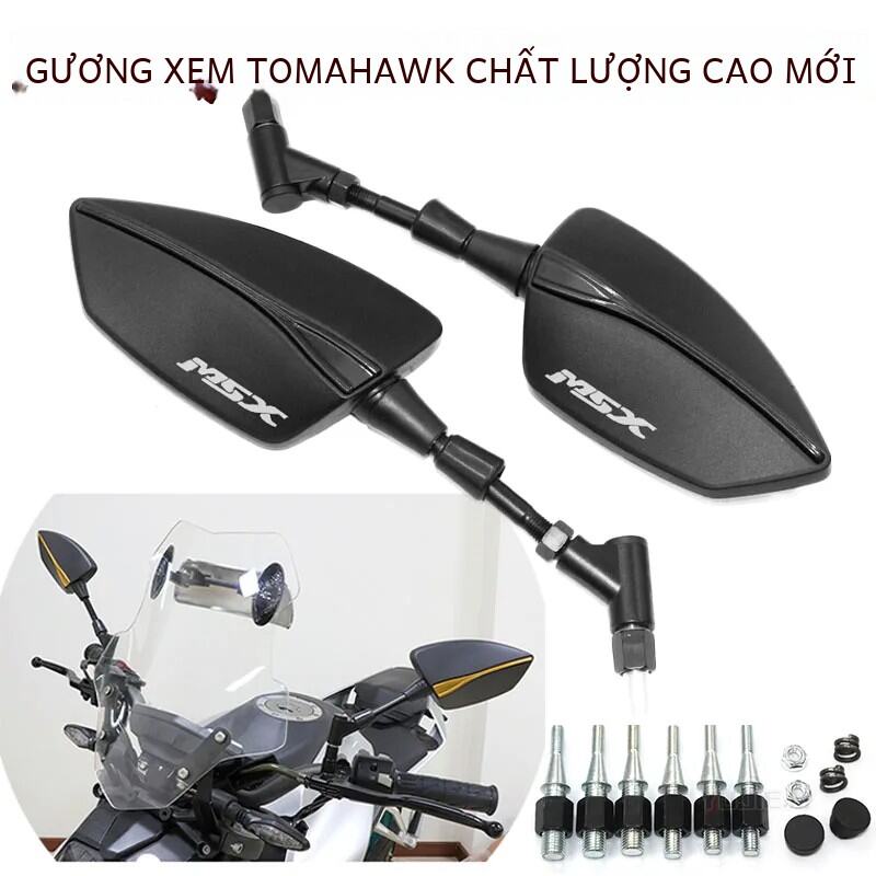 Đa Năng Gương Chiếu Hậu Dành Cho Xe Honda Msx125 Cb150r Cb300r Xe Máy Mặt Gương Phụ Kiện Vỏ Abs Thép