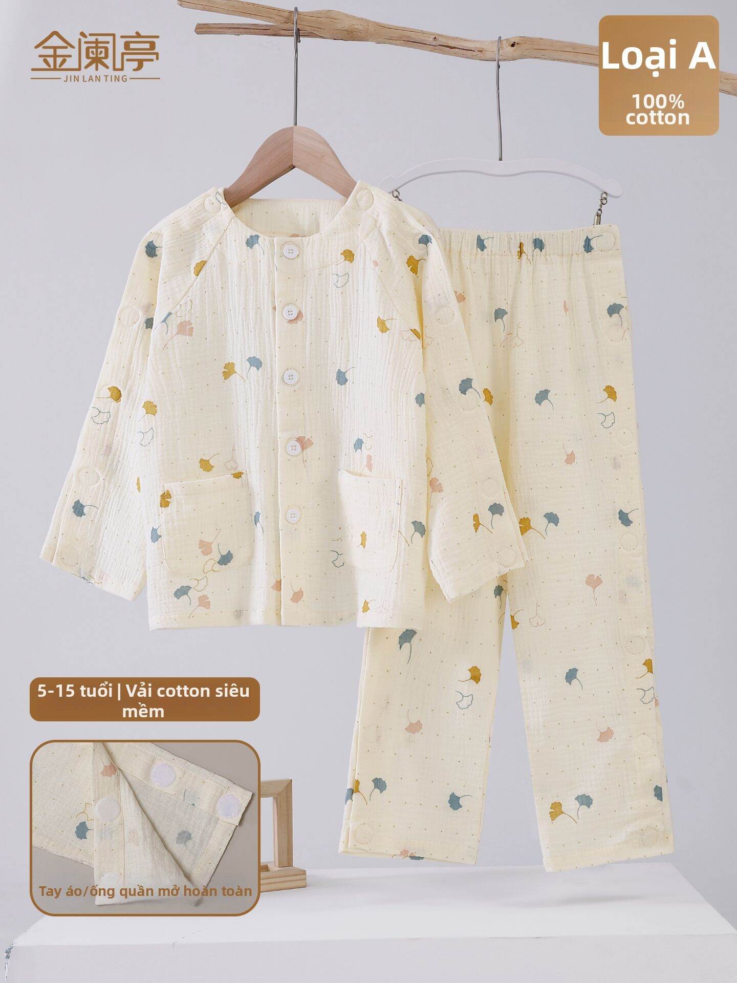 JINLANTING | Đồ Chăm Sóc Dễ Mặc Dễ Tháo Cotton Loại A