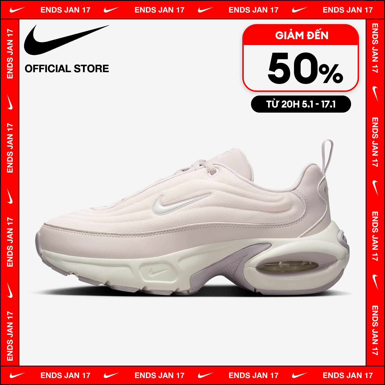 [TỪ 15-17.1 I VOUCHER 20%] Giày Thể Thao Nike Women's Air Max Portal Shoes - Platinum Violet