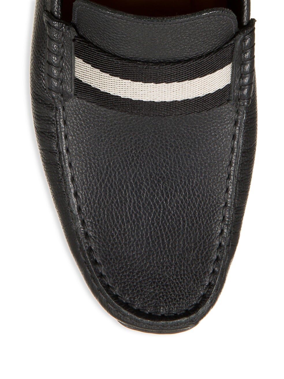 Giầy Bally Pearce Pebbled Leather Driving Loafers