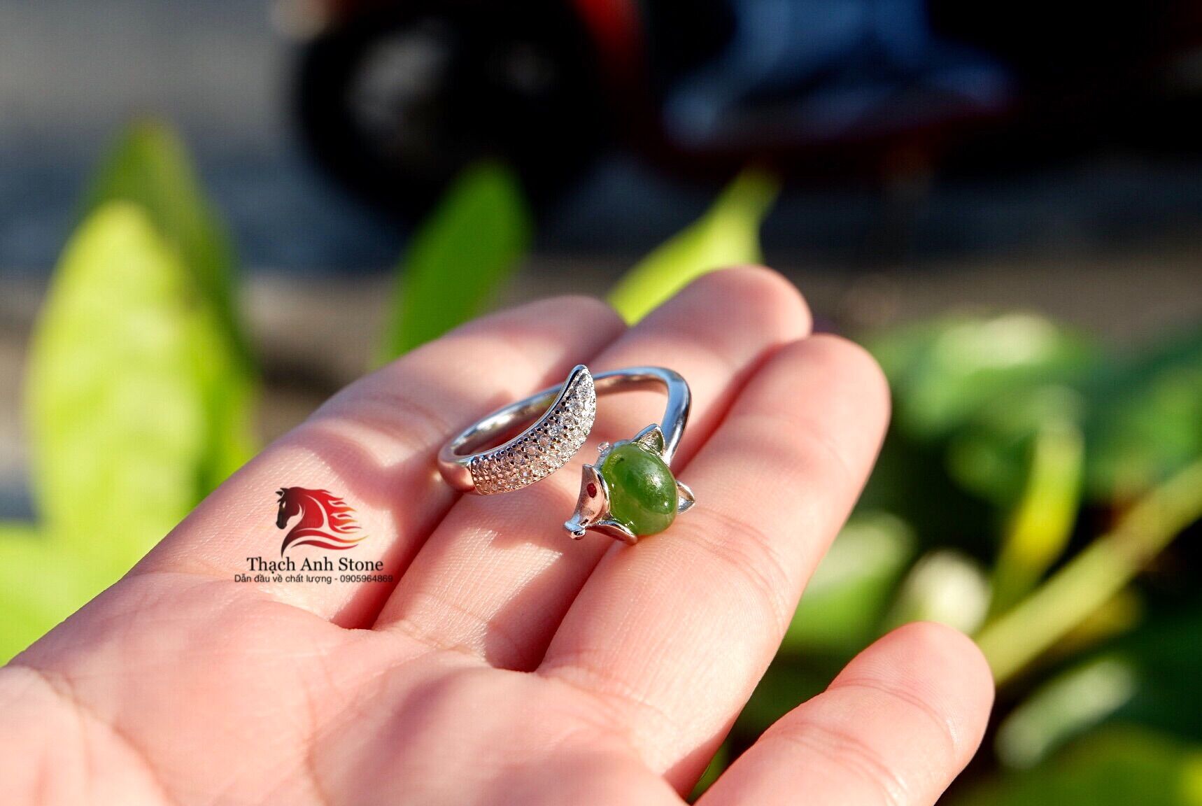 Nhẫn freesize Hồ Ly ngoc bich nhẫn_bạc