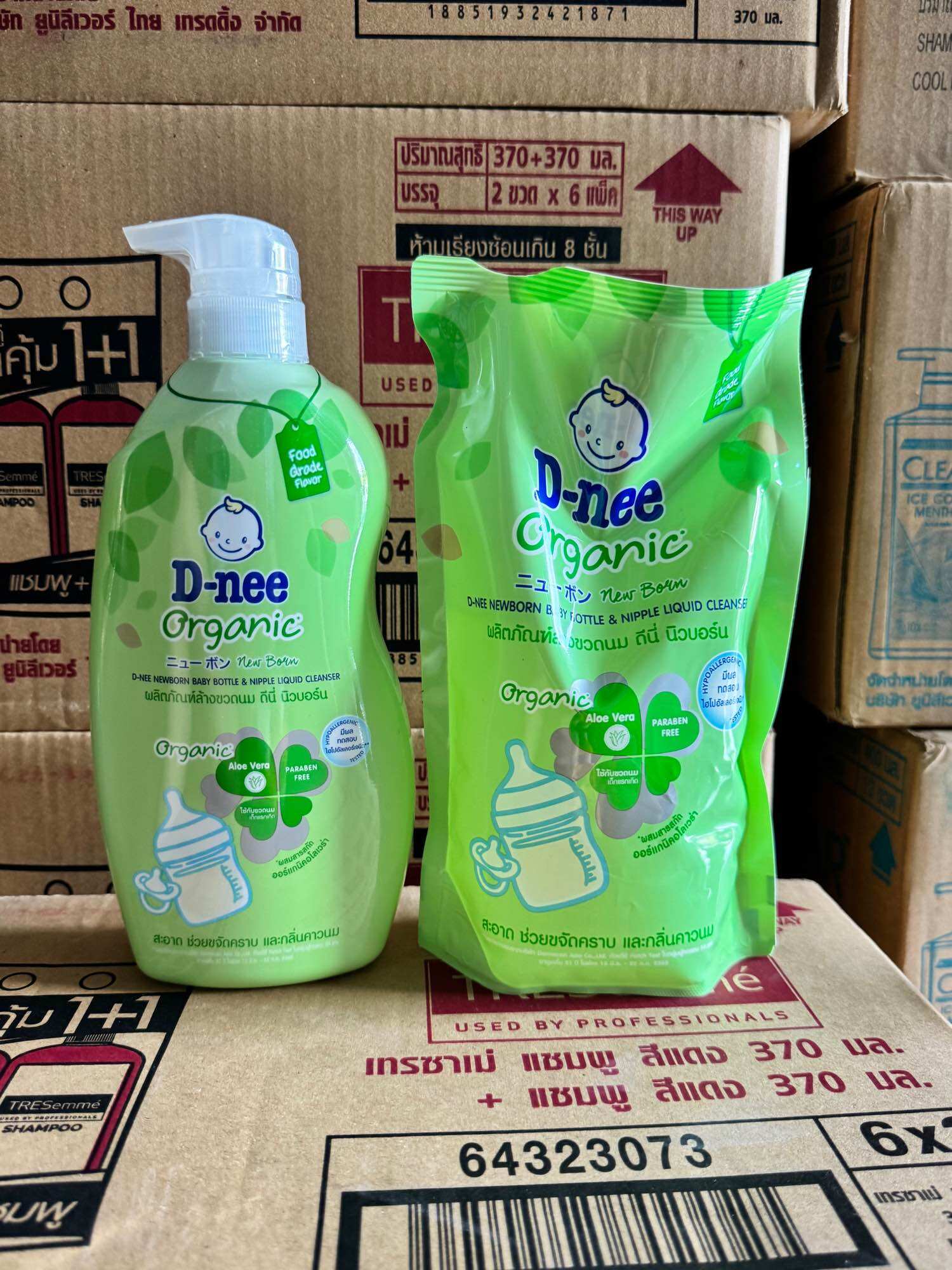 Nước rửa bình sữa Dnee Thái Lan 600ml nội địa