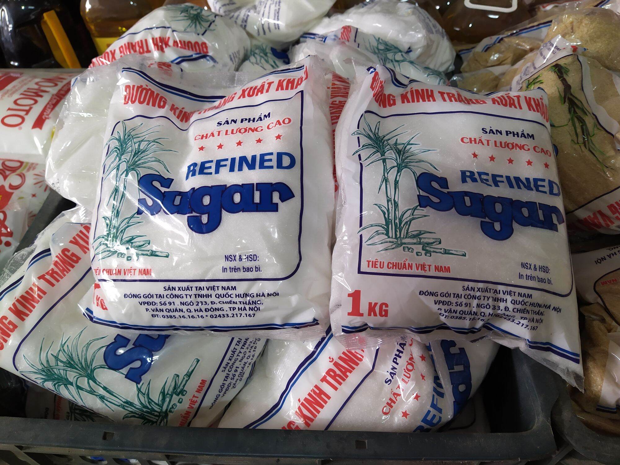 Đường trắng, đường vàng Hoa mai 1kg