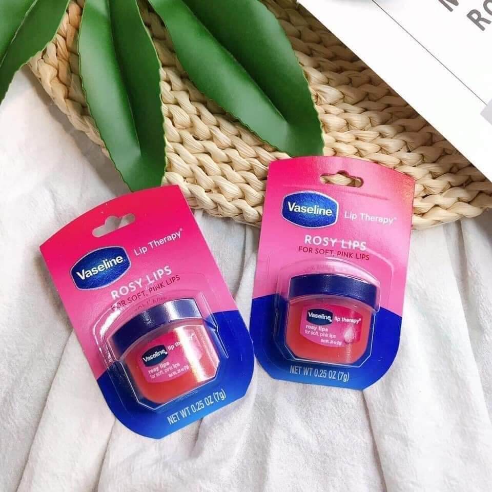 ủ môi Vaseline làm mềm môi và hồng môi hơn