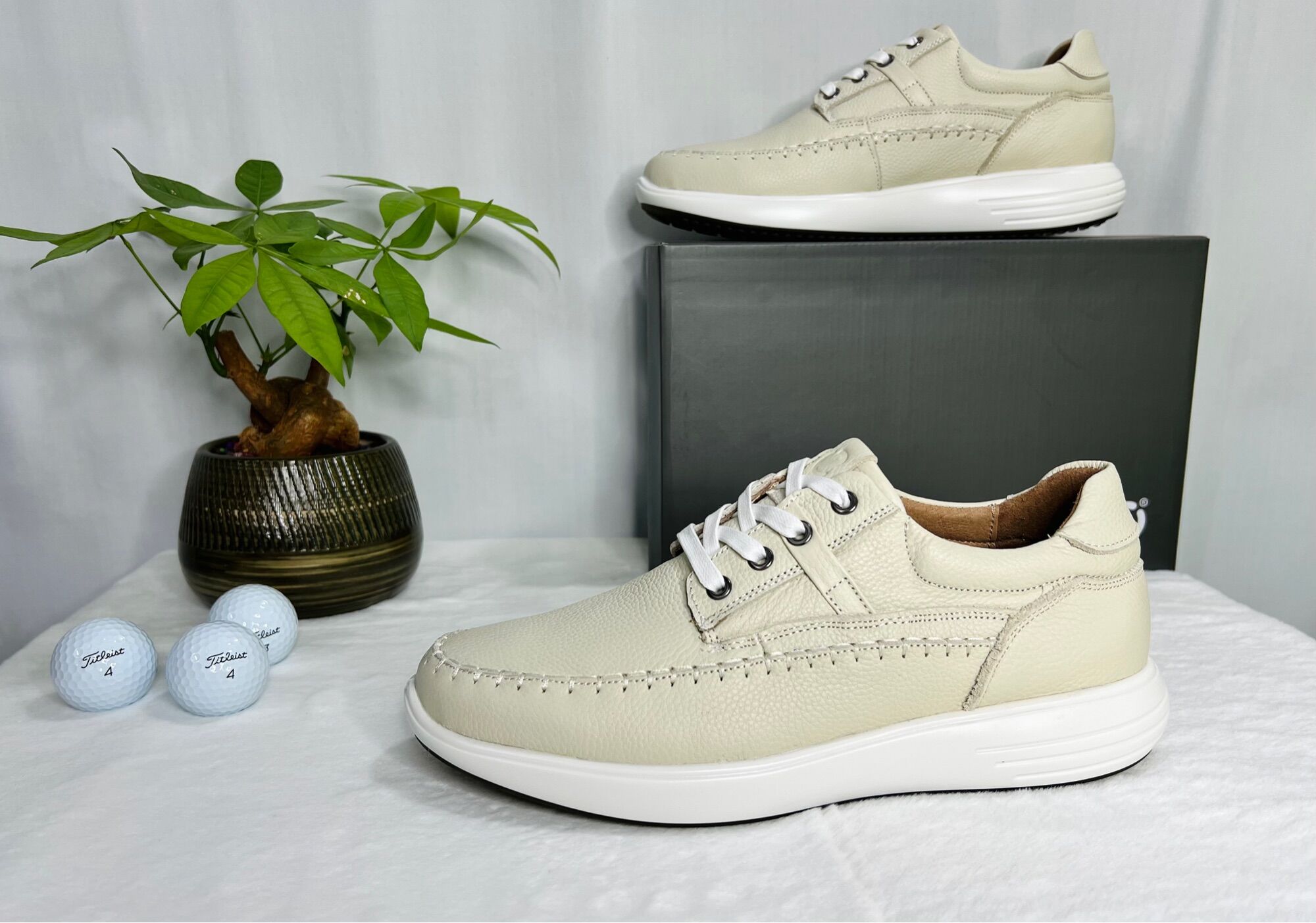 [HOÀN TIỀN MAX 6%] Giày Golf Ecco Nam Dây Buộc Mẫu Mới,golf shoes