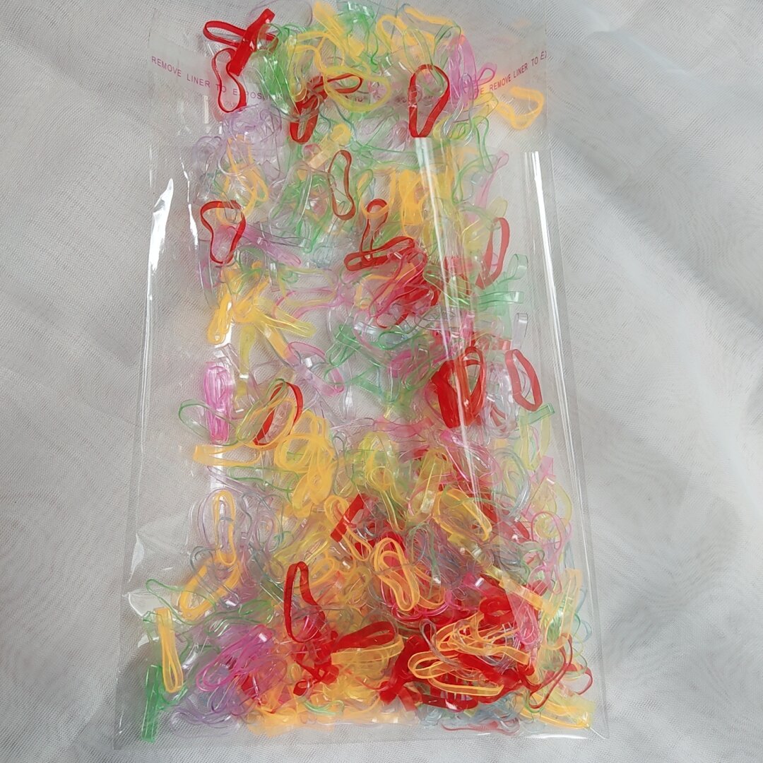 Thun cột tóc trong suốt,đen,nhiều màu siêu bền(50g)