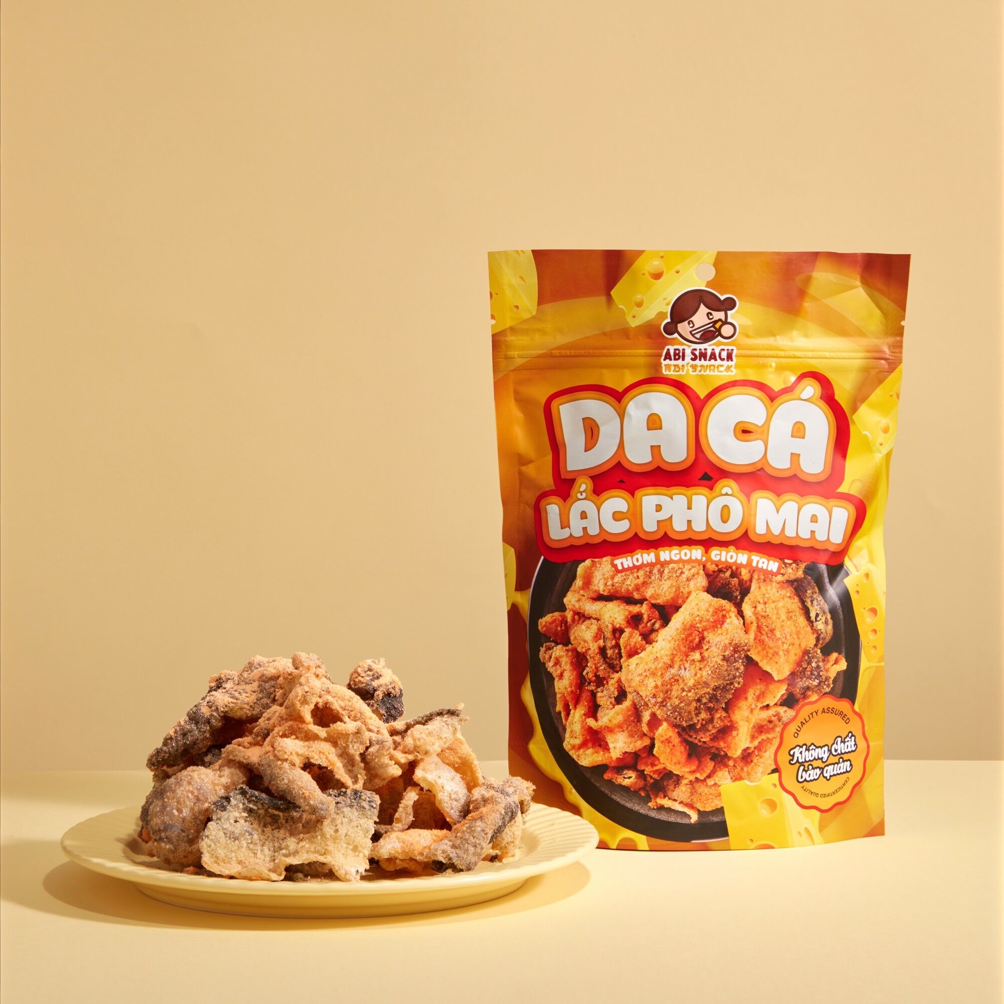 Da cá trứng muối - Da cá phô mai Abisnack