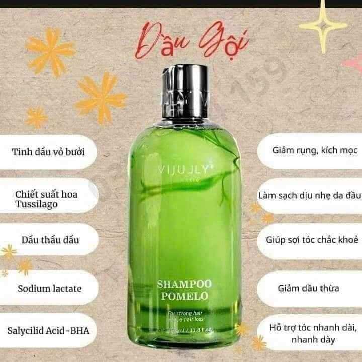 Dầu gội bưởi Vijully Shampoo Pomelo
