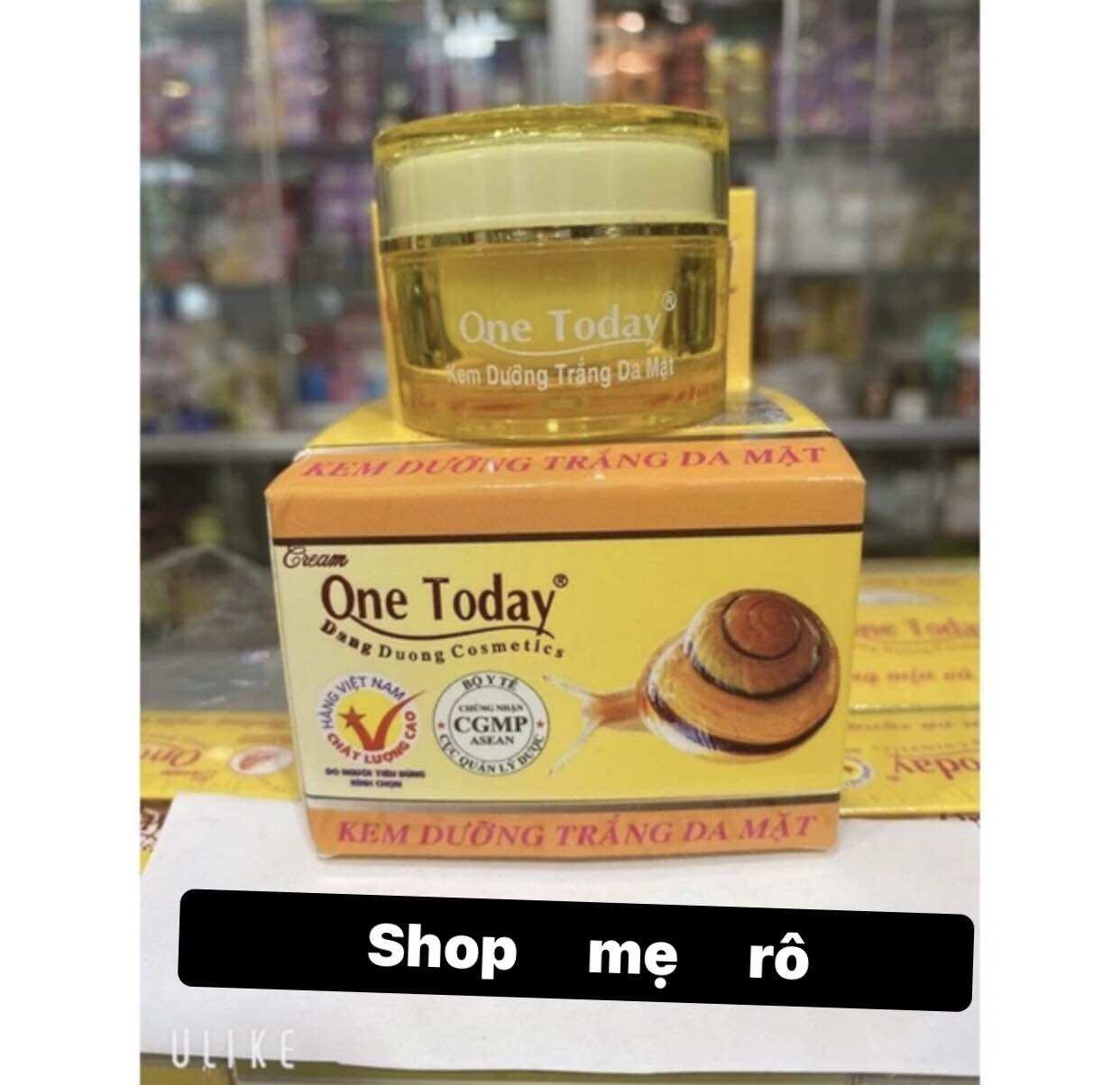 Kem ốc sên one today trắng da mặt hủ 8g