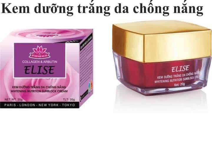 Kem elise dưỡng trắng da chống nắng vip 20g
