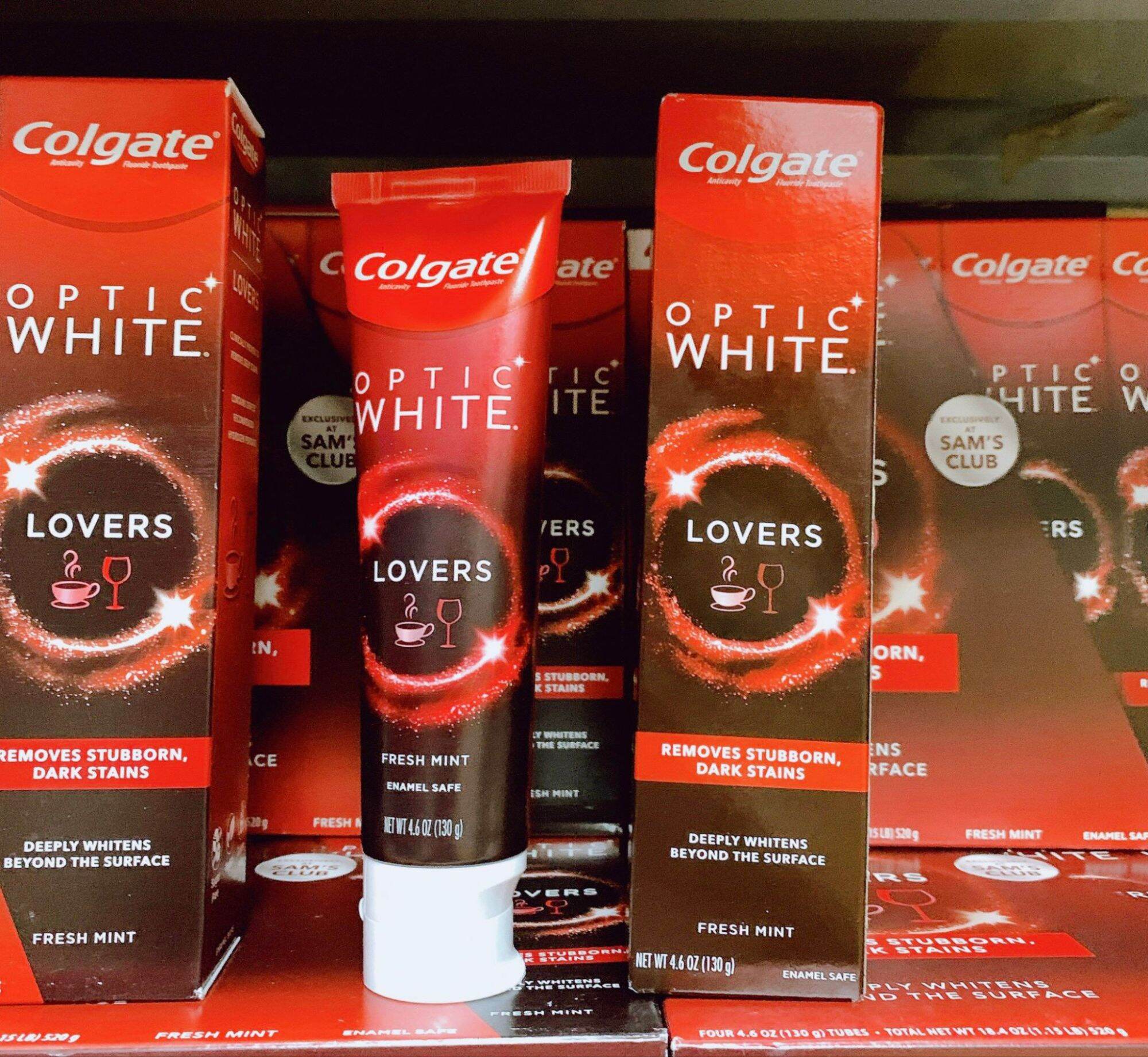 1 tuýp Kem đánh răng Colgate Optic White Renewal (130g) - Hàng Mới