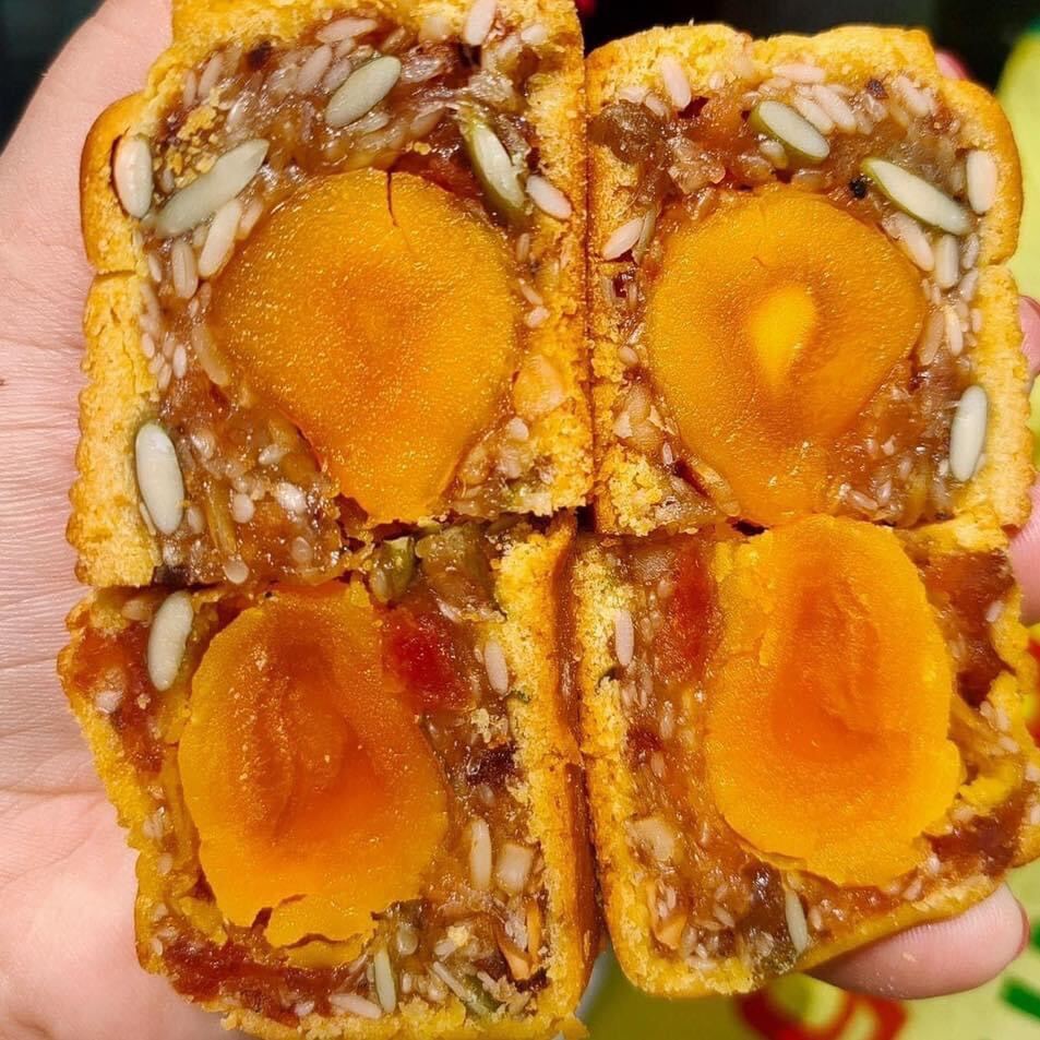 Bánh trung thu thập cẩm 2 trứng 220g (Bánh trung thu homemade)