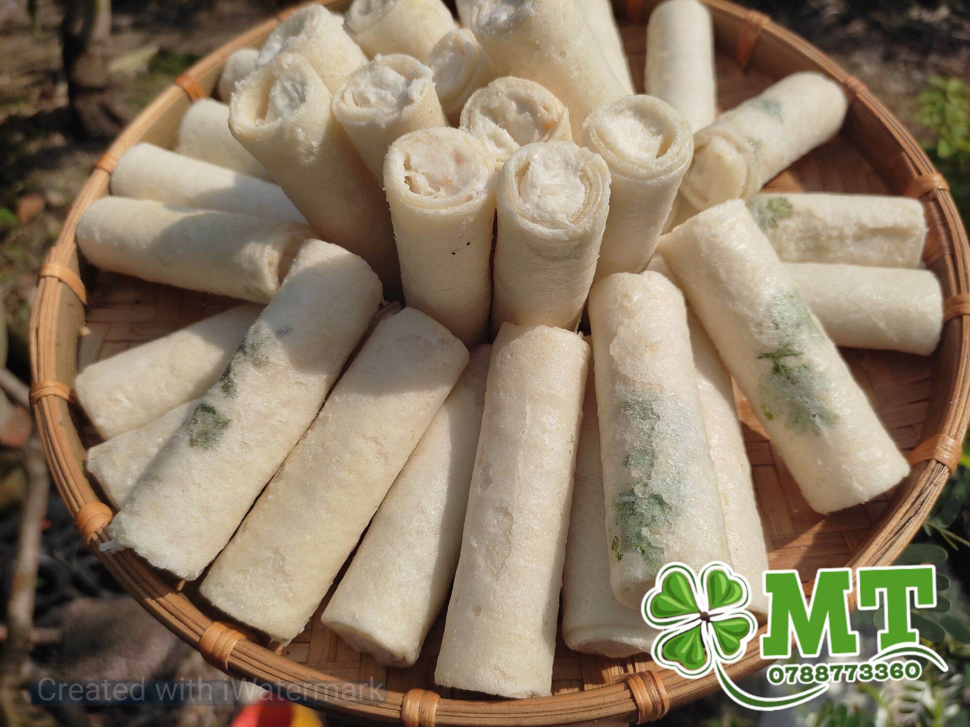 Bánh ống ngò nhân kem vani 1kg