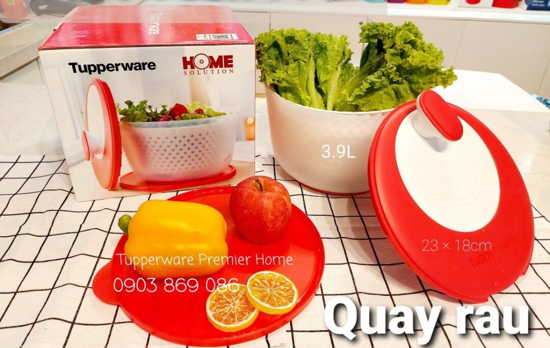 Dụng cụ quay rau Tupperware Spinning Chef
