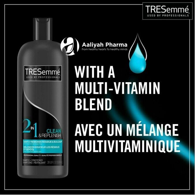 Dầu gội xả tresemmé 2in1 clean & replenish shampoo & conditioner 828ml usa