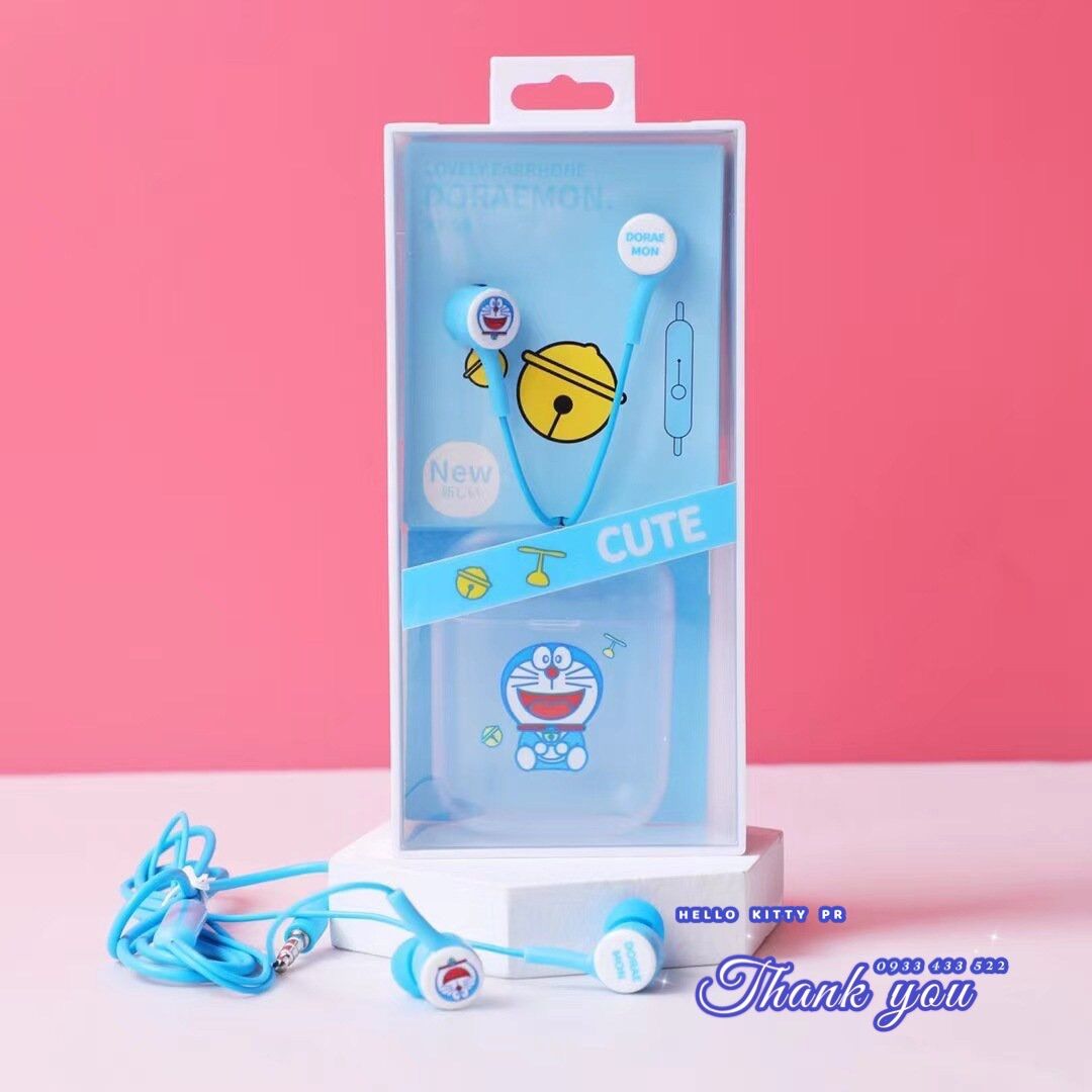 Tai nghe có micro Hello Kitty - Doremon Doraemon