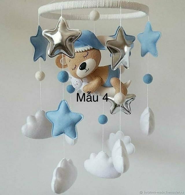 Treo nôi kích thích thị giác { Gấu mơ màng}