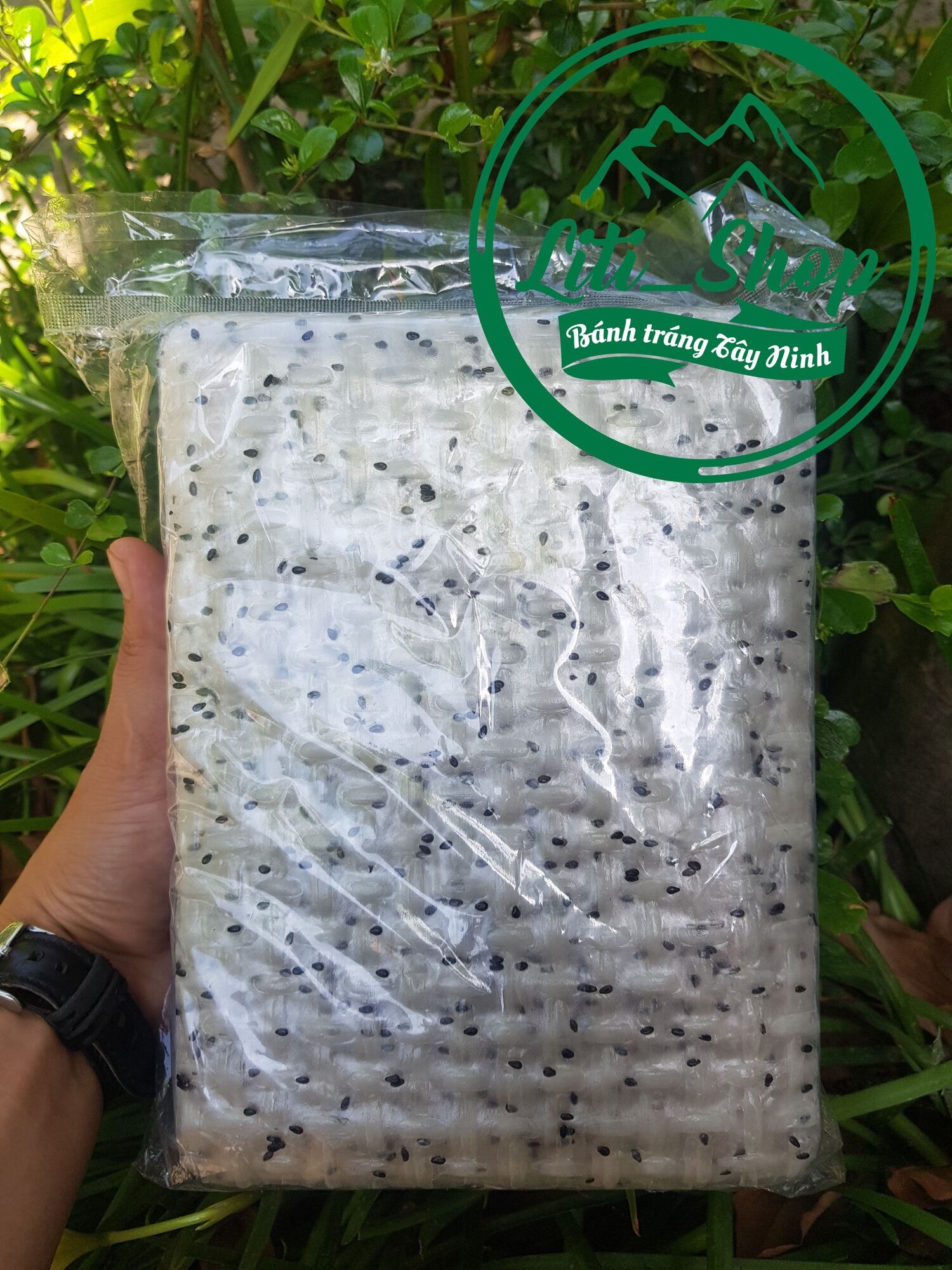 Bánh tráng mè đen [500Gr]