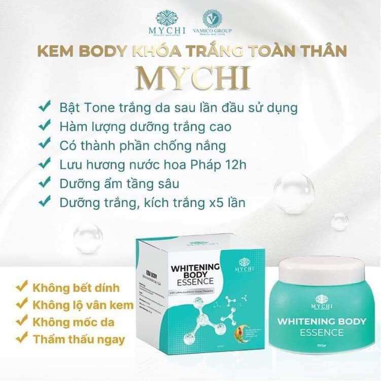 TẮM TRẮNG VÀ KEM BODY DƯỠNG TRẮNG.