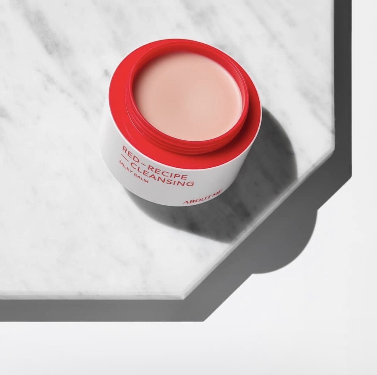 Sáp tẩy trang dạng sữa about me hàn quốc red recipe cleansing milky balm, dưỡng ẩm dịu nhẹ cho da nhạy cảm thể tích 90ml