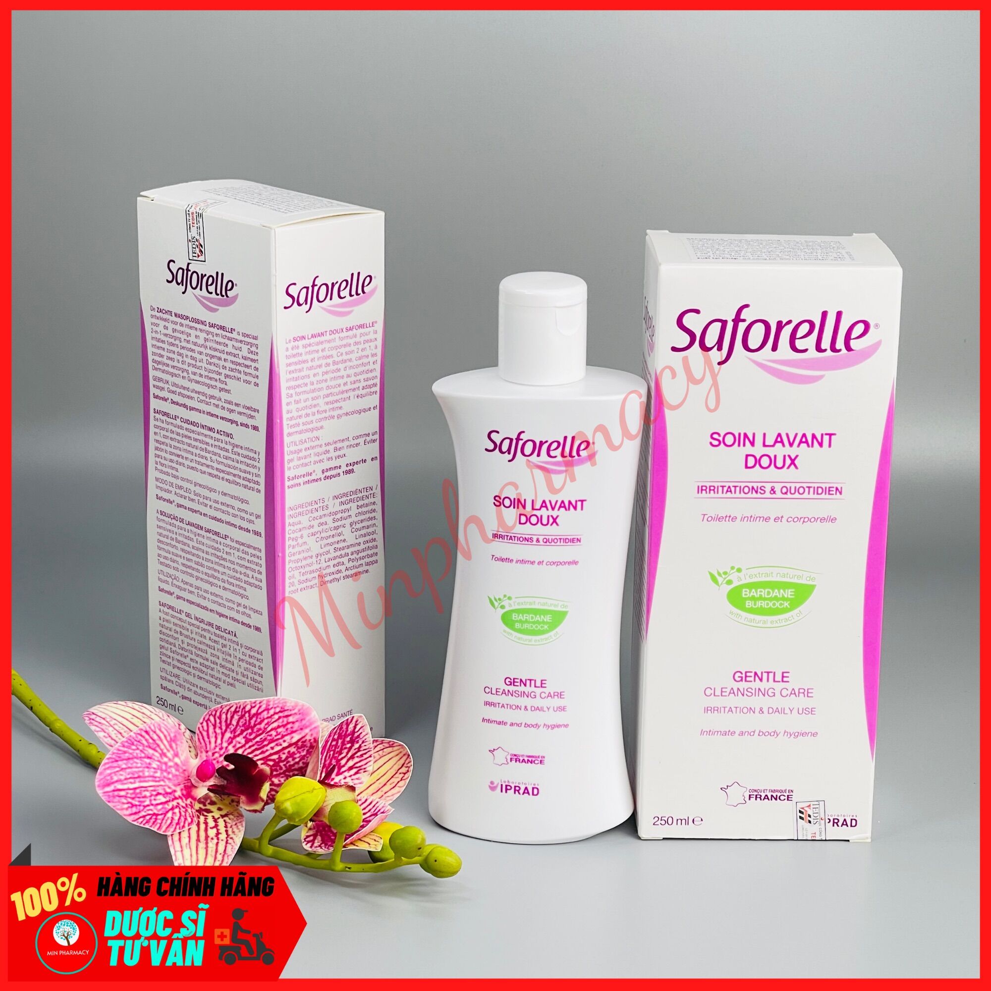 [HCM]GEL VỆ SINH PHỤ NỮ SAFORELLE 250ml- Minpharmacy