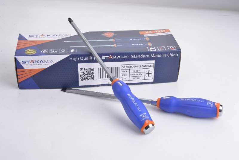 Bộ 2 tua vít đóng staka max  6ly ( gồm 1 cây 4 cạnh và 1 cây 2 cạnh)