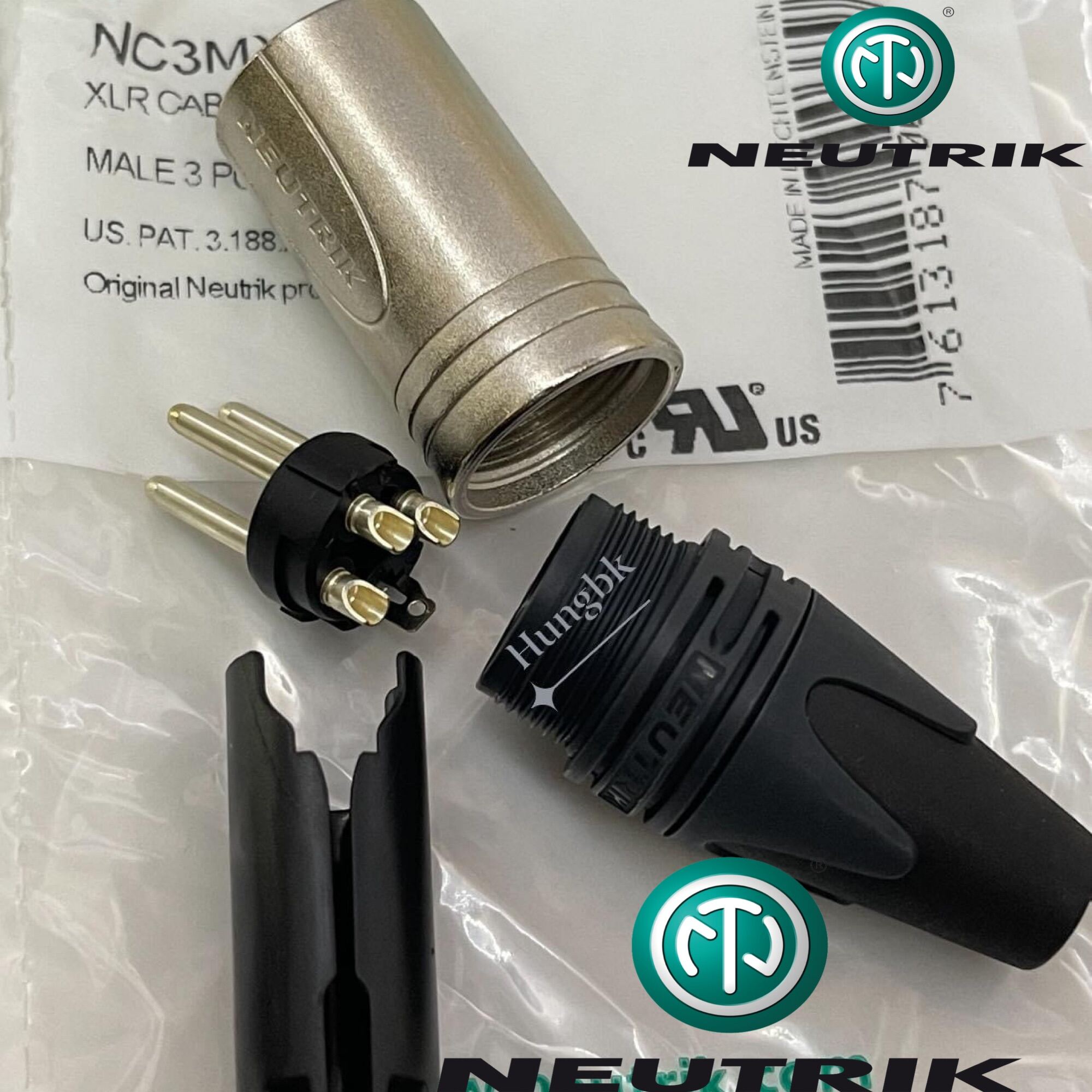 NC3FXX and NC3MXX Jack canon của hãng Neutrik (Tiếp điểm mạ bạc) cung cấp một số tính năng mới giúp sản phẩm trở nên đáng tin cậy hơn, dễ lắp ráp hơn và cải thiện tính tiếp xúc cũng như giảm căng dây cáp.