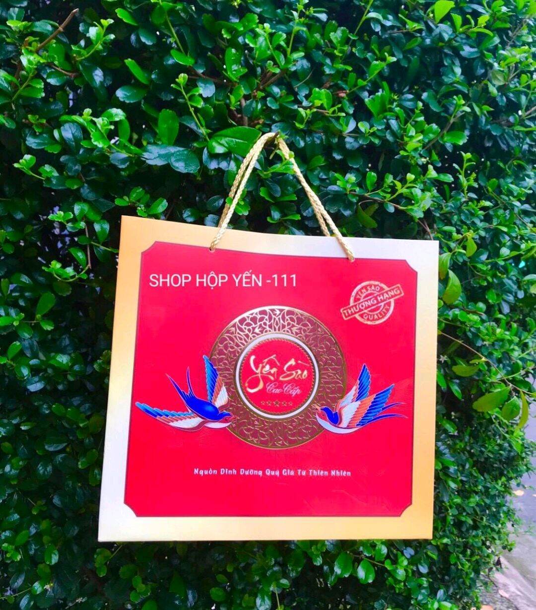TÚI ĐỰNG YẾN SÀO CAO CẤP 100gr ( ÉP KIM)