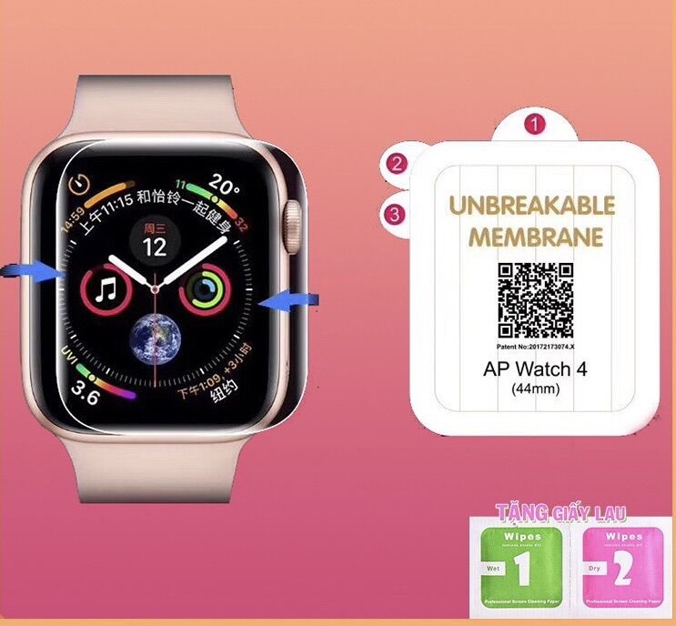 Miếng dán ppf màn hình dành cho apple watch series 38/40/42/44mm